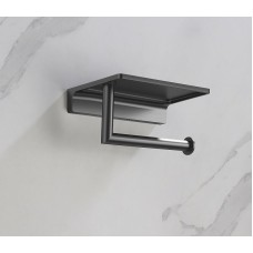 Держатель туалетной бумаги Timo Saona 13043/18 Черное золото