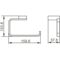 Держатель туалетной бумаги Aquanet 00241905