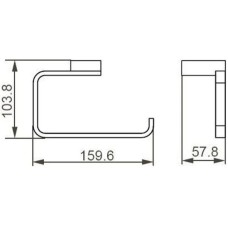 Держатель туалетной бумаги Aquanet 00241905