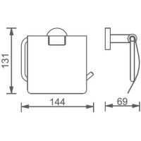 Держатель туалетной бумаги Aquanet 00241914