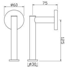 Держатель туалетной бумаги Jaquar Continental ACN-CHR-1155S