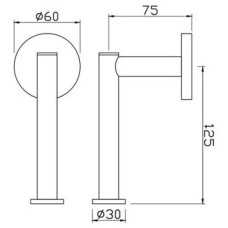 Держатель туалетной бумаги Jaquar Continental ACN-CHR-1155S