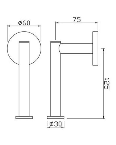Держатель туалетной бумаги Jaquar Continental ACN-CHR-1155S