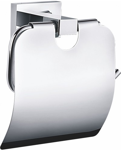Держатель для туалетной бумаги с крышкой WONZON & WOGHAND, Хром (WW-9726)