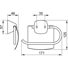 Держатель туалетной бумаги KEUCO City.2 02760010000