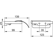 Держатель туалетной бумаги KEUCO Collection Moll 12760010000