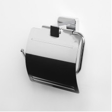 Держатель туалетной бумаги WasserKRAFT Lippe K-6525 с крышкой Хром