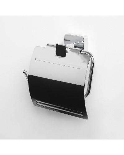 Держатель туалетной бумаги WasserKRAFT Lippe K-6525 с крышкой Хром