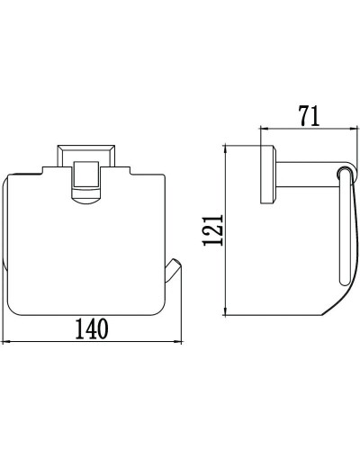 Держатель туалетной бумаги Savol 95 S-009551