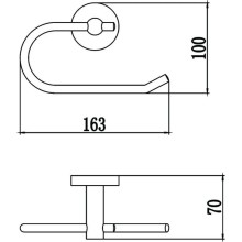 Держатель туалетной бумаги Savol 87 S-008752