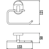 Держатель туалетной бумаги Savol 70 S-007052
