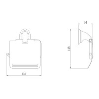 Держатель туалетной бумаги Savol 31 S-003151