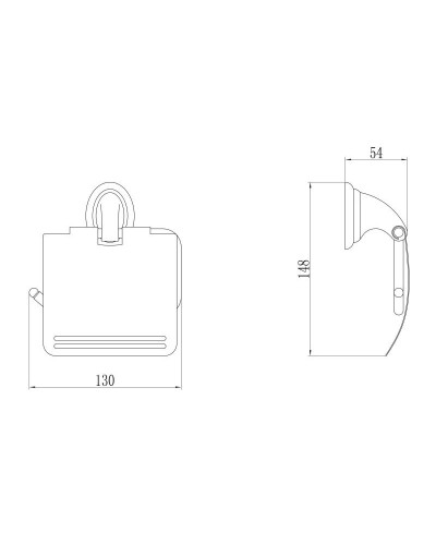 Держатель туалетной бумаги Savol 31 S-003151