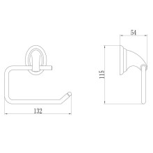 Держатель туалетной бумаги Savol 31 S-003152