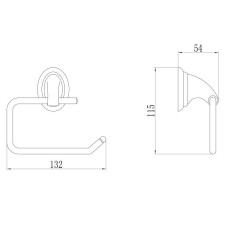 Держатель туалетной бумаги Savol 31 S-003152