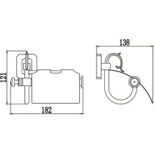 Держатель туалетной бумаги Savol 64 S-006451
