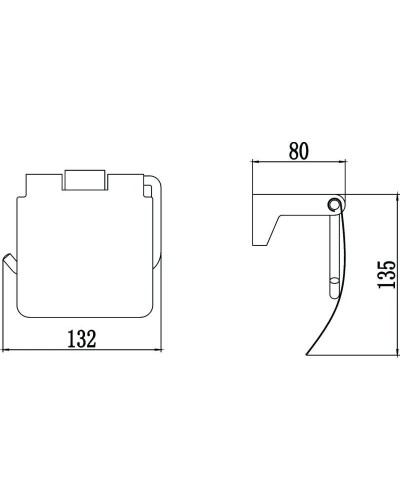 Держатель туалетной бумаги Savol 73 S-007351