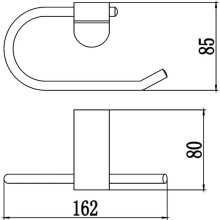 Держатель туалетной бумаги Savol 73 S-007352