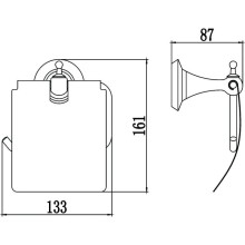 Держатель туалетной бумаги Savol 69 S-006951