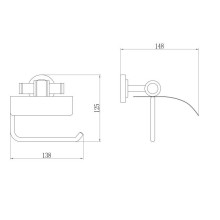 Держатель туалетной бумаги Savol 79 S-007951