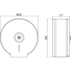 Диспенсер туалетной бумаги Savol S-Y6001S