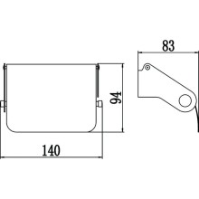 Держатель туалетной бумаги Savol S-006604