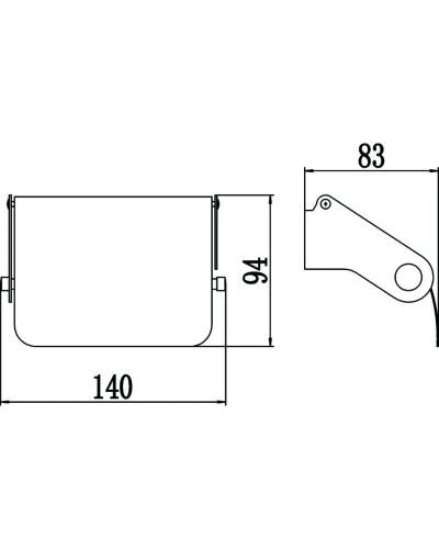 Держатель туалетной бумаги Savol S-006604