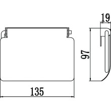 Держатель туалетной бумаги Savol S-006623