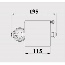 Держатель туалетной бумаги Magliezza Primavera 80308-DO