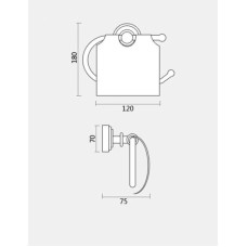 Держатель туалетной бумаги Magliezza Kollana 80508-DO