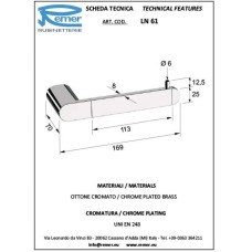 Держатель туалетной бумаги Remer Lounge LN61CR