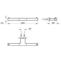 Держатель туалетной бумаги Vitra Nest Trendy A44622