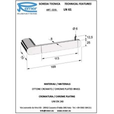 Держатель туалетной бумаги Remer Lounge LN61NO