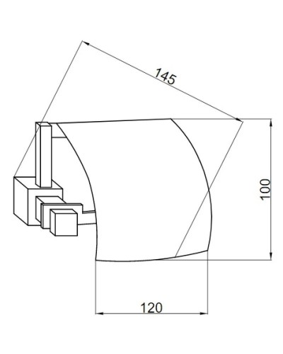 Держатель туалетной бумаги Boheme Venturo 10301