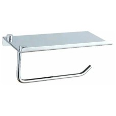 Держатель туалетной бумаги с полочкой Felice Immenso R 1032 cromo 18x9x8 см