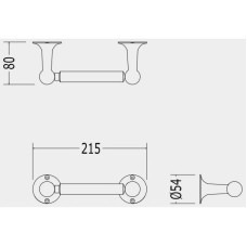 Держатель туалетной бумаги Devon&Devon New York NY111CR