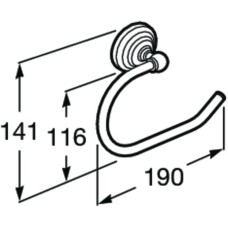 Держатель туалетной бумаги Roca Carmen 817004001
