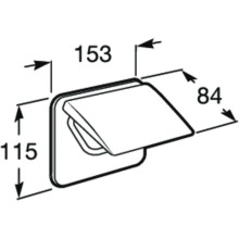 Держатель туалетной бумаги Roca Hotels 816720001