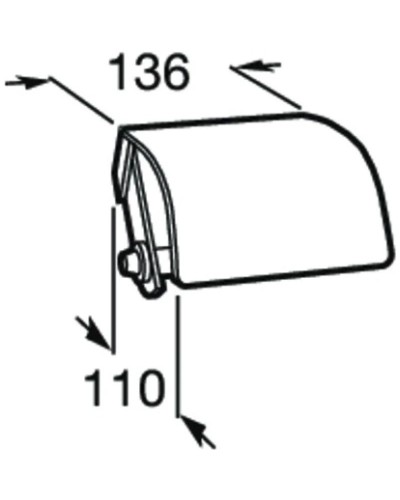 Держатель туалетной бумаги Roca Hotels Classic 815437001
