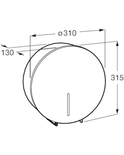 Диспенсер туалетной бумаги Roca Public 817407002