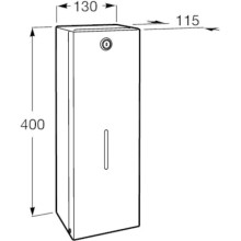 Диспенсер туалетной бумаги 3 рулона Roca Public 817409002
