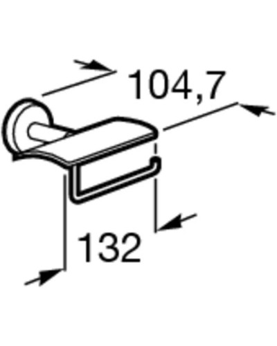 Держатель туалетной бумаги Roca Twin 816713001