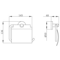 Держатель туалетной бумаги Teka Alaior 17072020G3