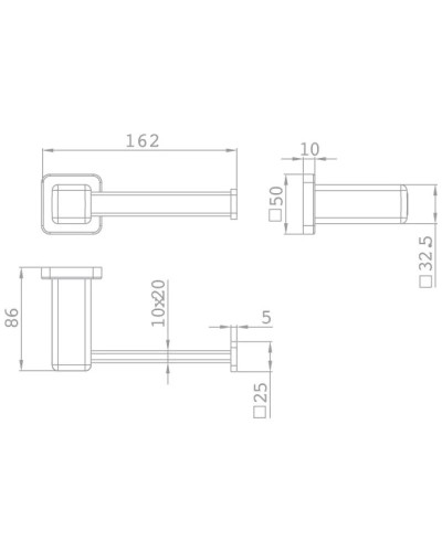 Держатель туалетной бумаги Teka Formentera 17083020G2