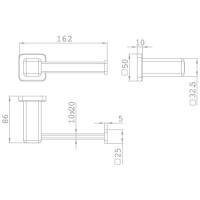 Держатель туалетной бумаги Teka Formentera 17083020N2