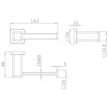 Держатель туалетной бумаги Teka Formentera 17083020N2