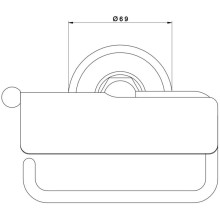 Держатель туалетной бумаги Nicolazzi Le Pietre 1492CR09