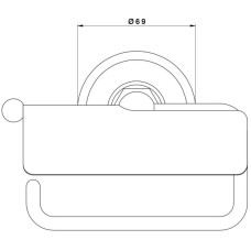 Держатель туалетной бумаги Nicolazzi Le Pietre 1492CR09
