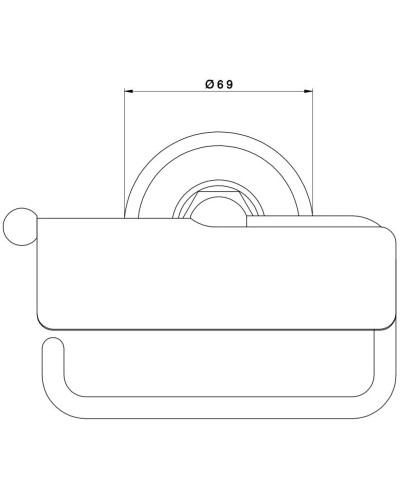 Держатель туалетной бумаги Nicolazzi Le Pietre 1492CR09