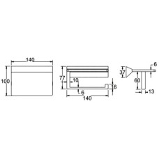 Держатель туалетной бумаги Rose RG1605H